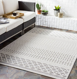 Livabliss Greenwich Global Motif Machine Woven Polypropylene Accent Rug for Entryways and Bedside GWC2318-2211