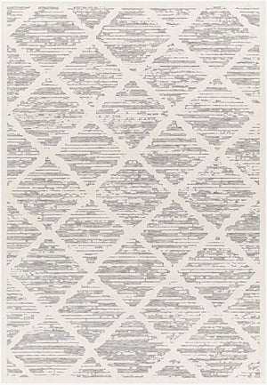 Livabliss Greenwich Bohemian Geometric Polypropylene Accent Rug Woven in Turkey for Entryways White, Medium G 1'11" x 2'11" GWC2328-2211
