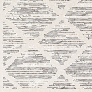 Livabliss Greenwich Bohemian Geometric Polypropylene Accent Rug Woven in Turkey for Entryways White, Medium G 1'11" x 2'11" GWC2328-2211