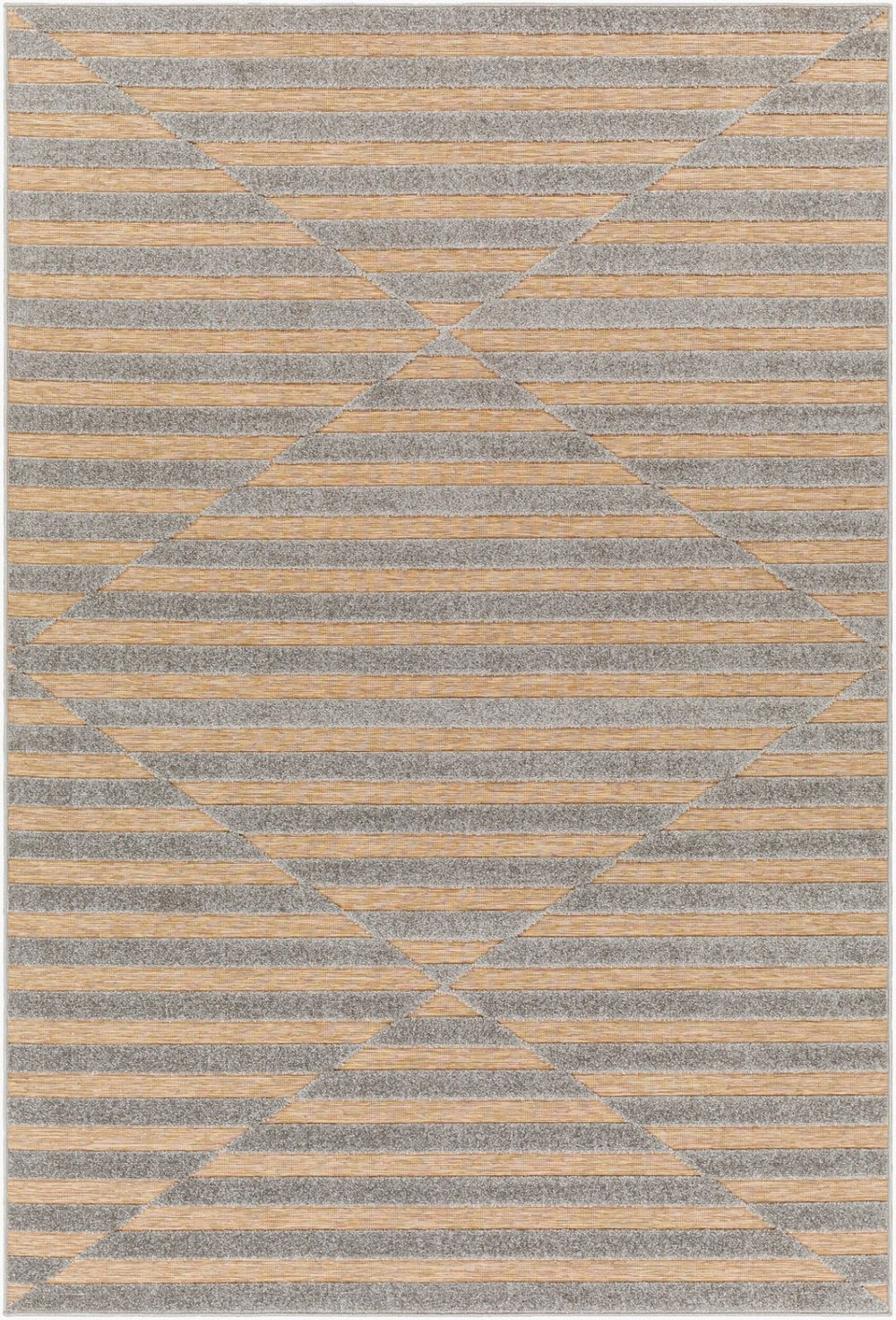 Livabliss Greenwich Machine Woven Polypropylene Geometric Modern Rug for Entryway or Patio Olive, Tan 1'11" x 2'11" GWC2335-2211