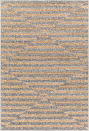 Livabliss Greenwich Machine Woven Polypropylene Geometric Modern Rug for Entryway or Patio Olive, Tan 1'11" x 2'11" GWC2335-2211