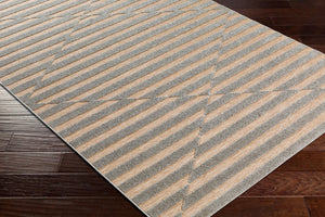 Livabliss Greenwich Machine Woven Polypropylene Geometric Modern Rug for Entryway or Patio Olive, Tan 1'11" x 2'11" GWC2335-2211