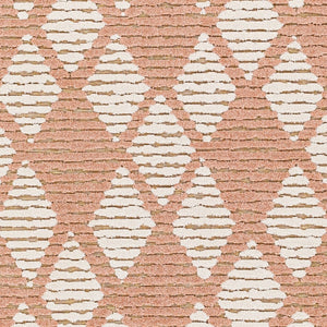 Livabliss Greenwich Global Bohemian Polypropylene Accent Rug for Entryways Kitchens and Patios Dusty Pink, Whi 6'5" x 9' GWC2339-679