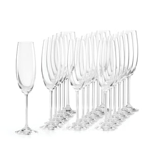 Lenox Tuscany Classics 18-Piece Champagne Flute Set Clear, NO COLOR GLASS,CRYSTAL 891670