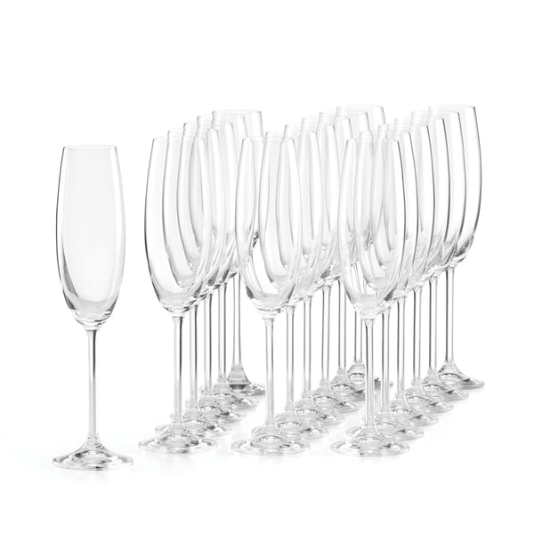 Lenox Tuscany Classics 18-Piece Champagne Flute Set Clear, NO COLOR GLASS,CRYSTAL 891670