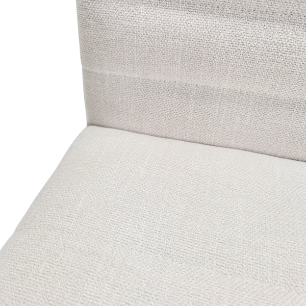 English Elm Upholstered Parsons Dining Chairs Set of 2 Channel Stitch Mid-century Walnut Frame 73471.00LBGE