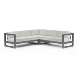 Redondo Sectional in Cast Silver, No Welt SW3801-SEC-SLV-STKIT Sunset West