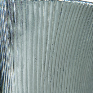 Bernhardt Bernhardt Sculptural Serpentine 54" Round Dining Table With Clear Tempered Glass & Bright Nickel Base K1413