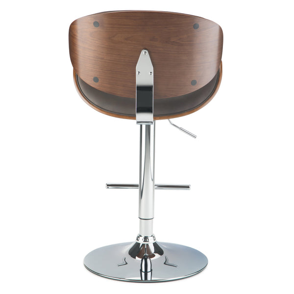 English Elm Marana - Stylish Adjustable Swivel Bar Stool In Distressed Brown For Modern Kitchens & Bars B136P158925