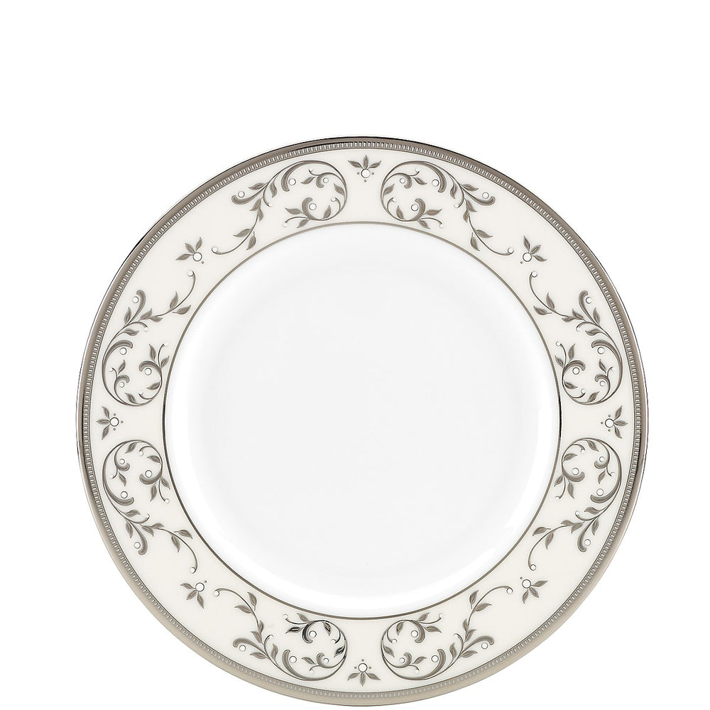 Lenox French Perle Bead White 16" Oval Serving Platter White, WHITE STONEWARE 834015