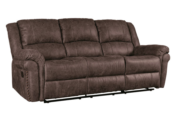 Porter Designs Porter St John Leather Reclining Sofa - Luxurious Comfort & Elegant Design For Your Living Space Brown Fabric 03-201-01-7625