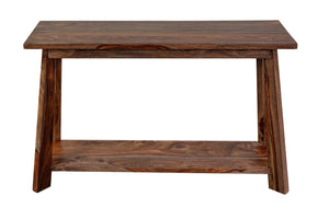 Porter Designs Kalispell Solid Sheesham Wood Console Table - Timeless Arts & Crafts Elegance Brown Wood 05-196-10-2439