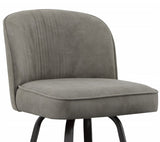 English Elm Steve Silver - Anaheim - Swivel Bar Chair - Dark Gray