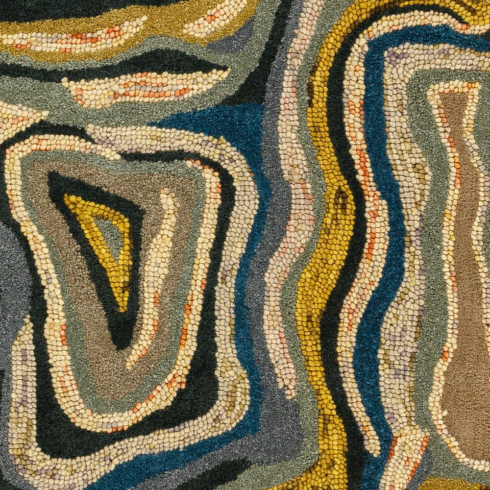 Surya Gypsy Gyp-201 Hand-tufted 2' X 3' Wool Rug - Luxurious High/Low Design For Modern Home Decor Gray Wool Gyp201-23