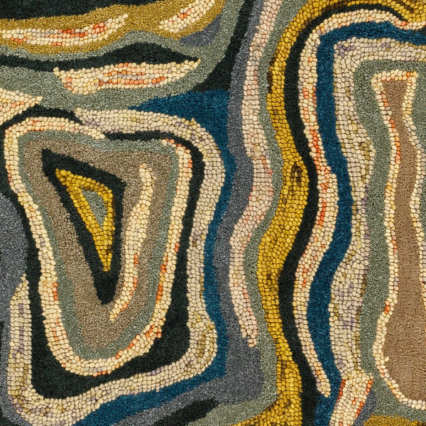 Surya Gypsy Gyp-201 Hand-tufted 2' X 3' Wool Rug - Luxurious High/Low Design For Modern Home Decor Gray Wool Gyp201-23