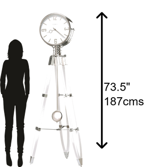 Hekman Furniture 615116 Stunning Hourglass Iii Floor Clock With Unique Design And Adjustable Features For Any Room  Chaplin Iii Tripod Grandfather Clock 615069