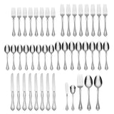 Lenox Oneida Boutonniere 45 Piece Everyday Flatware Set, Service for 8 Metallic, STAINLESS METAL B242045A