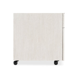 Bernhardt Bernhardt Weathered Bone Alesio File Cabinet – Rustic Modern Oak, Nickel Hardware, Locking Casters, Legal-Friendly Storage D15504