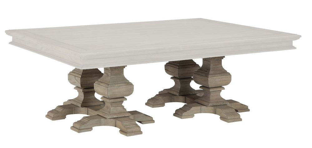 Hekman Furniture 25211t Rectangular Coffee Table Top Assembly - Elegant Wood Design For Modern Living Spaces Wellington Driftwood Wellington Estates Rect Coffee Tble Base Assm 25211b