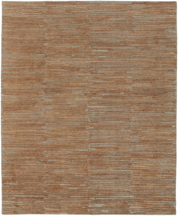 Feizy Rugs Braeside Hand Woven Viscose/Wool Abstract High-low Pile Rug - Sophisticated Style For Any Home Orange,Gray Viscose,Wool T13t8005sna000h00