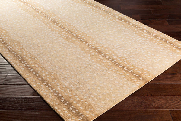 Surya Gazelle 2' X 3' Handmade Wool Rug - Modern Style, Plush Comfort, Durable Craftsmanship For Living Spaces Brown Wool Gzl2300-23