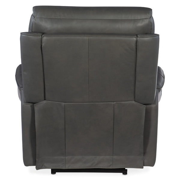 Hooker Furniture Lyra Zero Gravity Recliner In Sahara Sandalwood Leather With Power Headrest, Lumbar & Usb Port Medium Gray SS608-PHZL1-093
