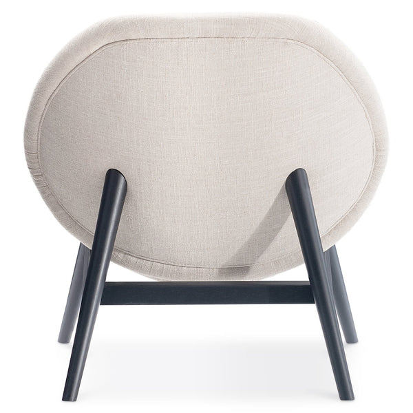 Bernhardt Bernhardt Jett Molded Upholstered Shell Accent Chair with Exposed Wood Frame Multi L7403CO