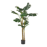 Christopher Knight Home® - Noble House - Stilwell 5' X 2.5' Artificial Monstera Tree, Green