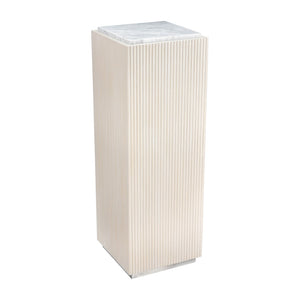 Tate Pedestal - Whitewash H0017-10807 Elk Home