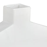 Drue Vase - Short Matte White H0017-9147 Elk Home