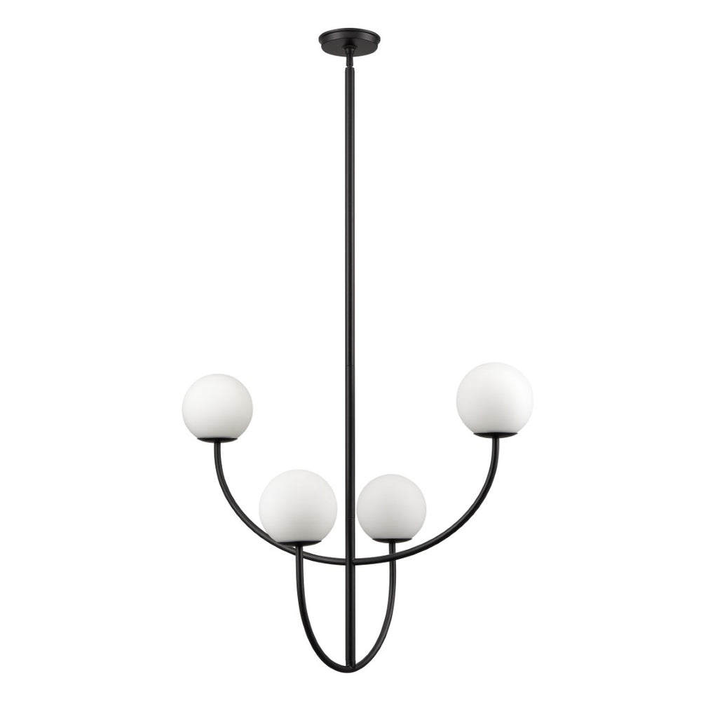 Doby 30'' Wide 4-Light Pendant - Matte Black H0018-10371 Elk Home