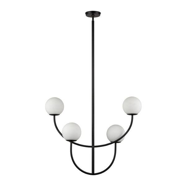 Doby 30'' Wide 4-Light Pendant - Matte Black H0018-10371 Elk Home