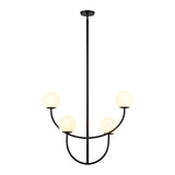 Doby 30'' Wide 4-Light Pendant - Matte Black H0018-10371 Elk Home