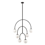 Doby 34'' Wide 6-Light Pendant - Matte Black H0018-10373 Elk Home