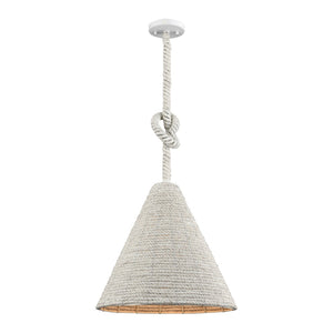 Air Loom 16.5'' Wide 1-Light Pendant - White H0018-11117 Elk Home