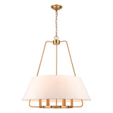 Tetbury 28'' Wide 6-Light Chandelier - Aged Brass H0018-7982 Elk Home