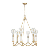 Celsius 27'' Wide 6-Light Chandelier - Satin Brass H0018-8564 Elk Home