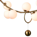 Acuminate 61'' Wide 15-Light Linear Chandelier - Satin Brass H0018-8565 Elk Home