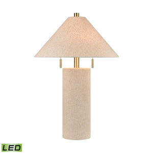 Blythe 26'' High 2-Light Table Lamp - Linen - Includes LED Bulbs H0019-10338-LED Elk Home