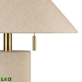 Blythe 26'' High 2-Light Table Lamp - Linen - Includes LED Bulbs H0019-10338-LED Elk Home