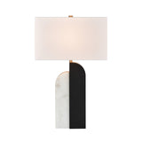 Ohara 28'' High 1-Light Table Lamp - Matte Black - Includes LED Bulb H0019-11059-LED Elk Home