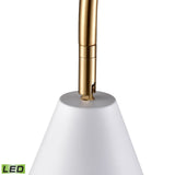 Tully 69'' High 1-Light Floor Lamp - Matte White - Includes LED Bulb H0019-11063-LED Elk Home