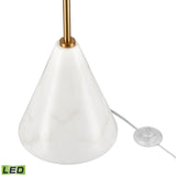 Tully 69'' High 1-Light Floor Lamp - Matte White - Includes LED Bulb H0019-11063-LED Elk Home