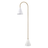 Tully 69'' High 1-Light Floor Lamp - Matte White H0019-11063 Elk Home