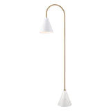 Tully 69'' High 1-Light Floor Lamp - Matte White H0019-11063 Elk Home