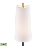 Matthias 65'' High 1-Light Floor Lamp - Matte Black - Includes LED Bulb H0019-11064-LED Elk Home