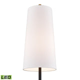 Matthias 65'' High 1-Light Floor Lamp - Matte Black - Includes LED Bulb H0019-11064-LED Elk Home