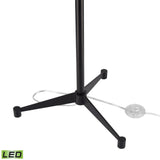 Matthias 65'' High 1-Light Floor Lamp - Matte Black - Includes LED Bulb H0019-11064-LED Elk Home