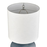 Skye 28'' High 1-Light Table Lamp - Frosted Blue - Includes LED Bulb H0019-11080-LED Elk Home