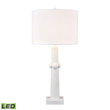 Calvin 32.5'' High 1-Light Table Lamp - Plaster White - Includes LED Bulb H0019-11081-LED Elk Home